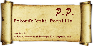 Pokoráczki Pompilla névjegykártya